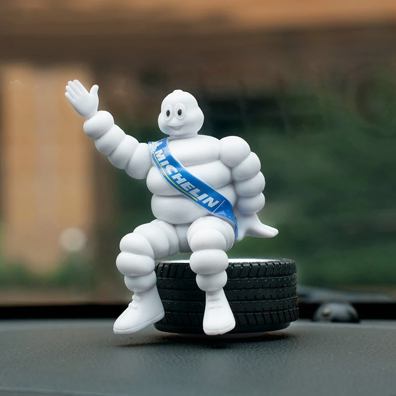 Cute White Doll Car Decoration Fashion Dolls Interior Dashboard