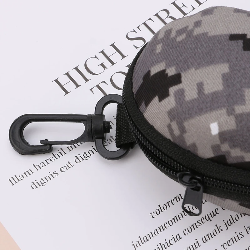 Glasses Box Zipper Portable Camouflage Sunglasses Case Optical Eyewear Accessory