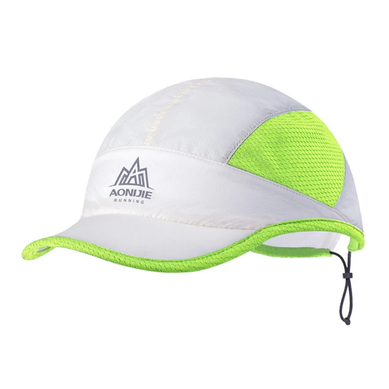 Зеленый Женская Мужская дышащая бейсбольная кепка, регулируемая быстросохнущая Солнцезащитная шапка для спорта, рыбалки, бега, FI-19ING - Цвет: Зеленый