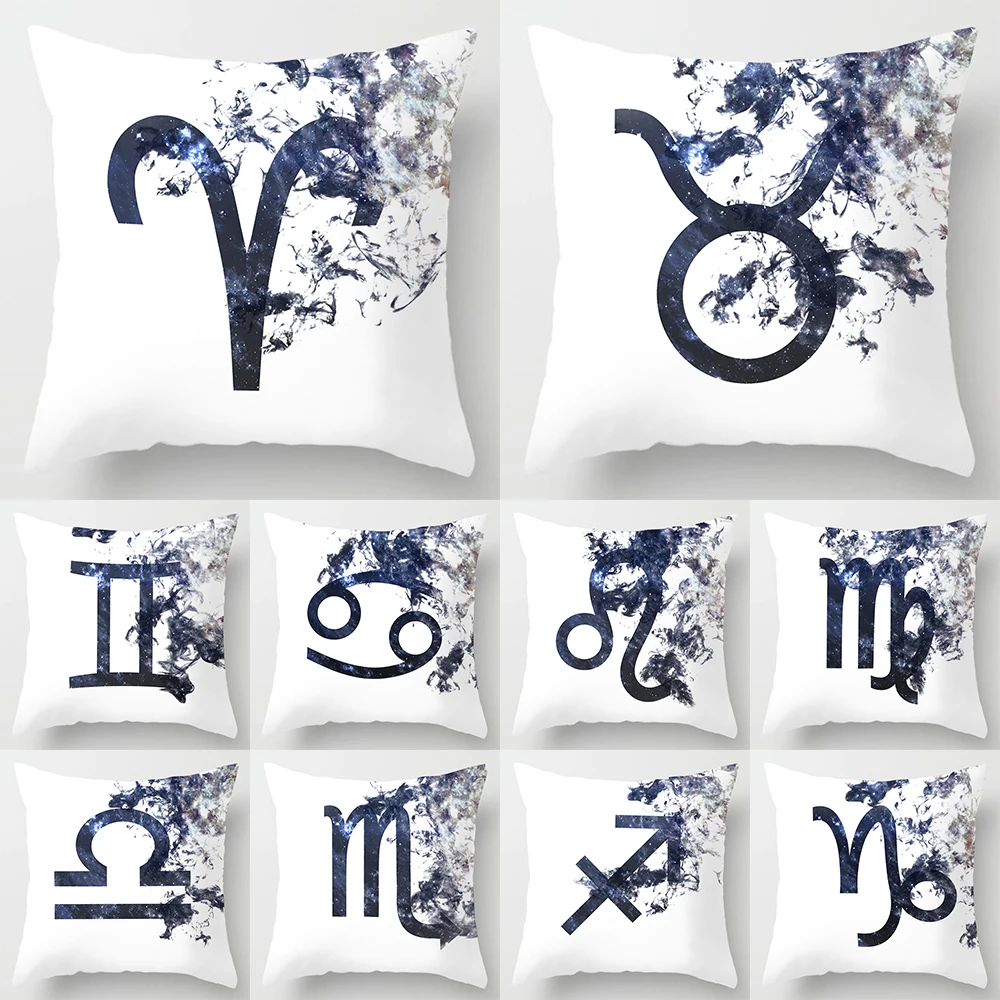 Decorative Constellations Letter Pillow Covers Mandala 45x45cm Square Cushion Cover Polyester Home Case for Sofa Conjines | Дом и сад