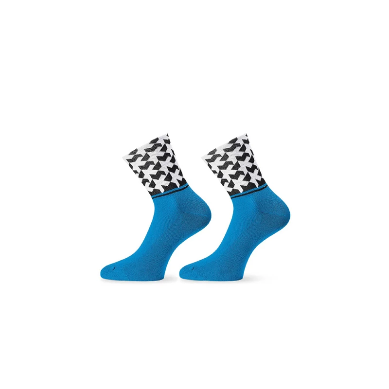 Новые фирменные спортивные носки для защиты ног дышащие впитывающие гоночные носки горный велосипед велосипеды велосипедные носки - Цвет: Blue