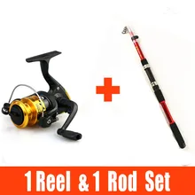 2,1 м-3,6 м портативная туристическая спиннинговая Удочка из углеродного волокна с рыболовной катушкой, комбинированный Рыболовный набор, телескопическая удочка