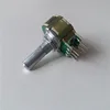 1pcs Step potentiometer 21 digit Step A10K A20K A50K A100K A250K potentiometer progressive handle 20MM double for HIFI amplifier ► Photo 1/6