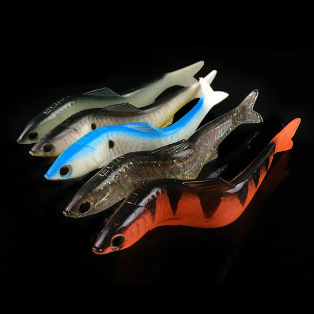 13cm Aluminum Soft Simulated Lifelike Fake Fishing Bait Lure 12.7g