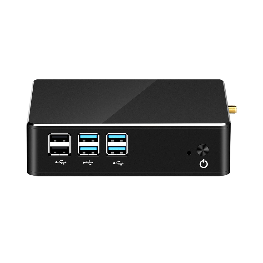 Мини-ПК Intel Pentium 4405U HDMI VGA DDR3L USB3.0 Wi-Fi 8 GB Оперативная память DDR3L микро ПК NUC ультра компактный бесшумный Windows Intel PC