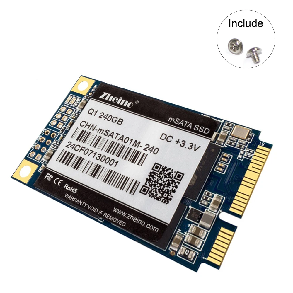 online Zheino Q1 SATA3 6 gb s mSATA SATAIII 240 gb SSD MLC NAND FLASH Drive de Estado Sólido Interno Para PC de Mesa notebook Laptop