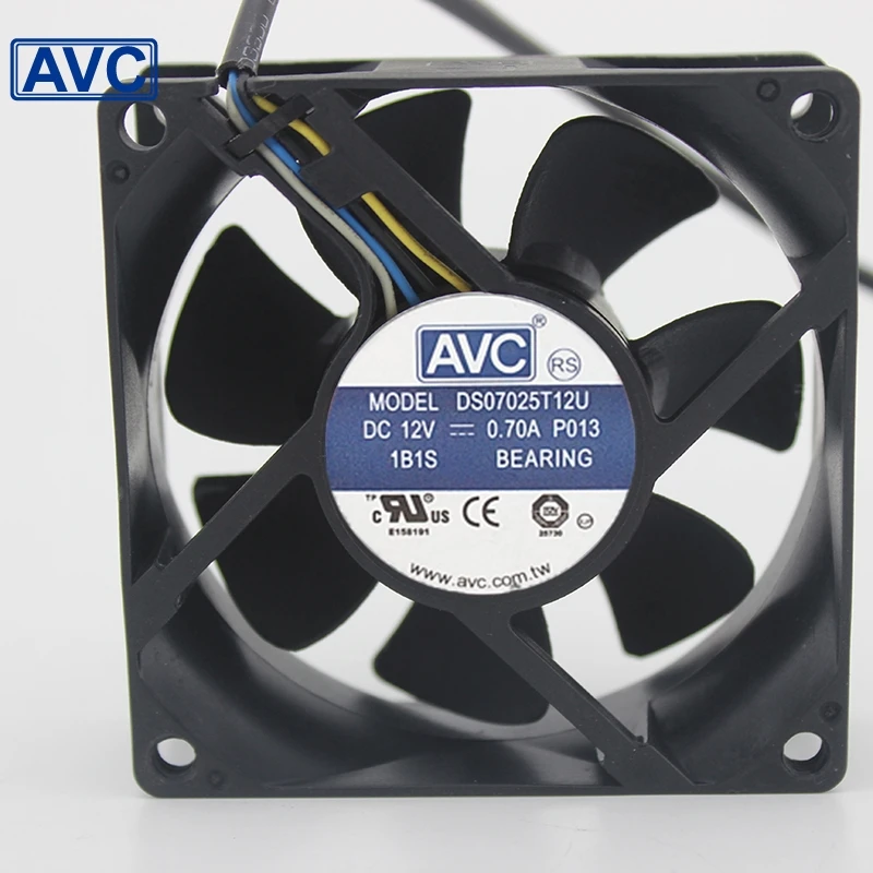 1 шт. DS07025T12U 70 мм 7025 DC 12V 0.7A 4 контактный PWM процессор pc чехол Вентилятор