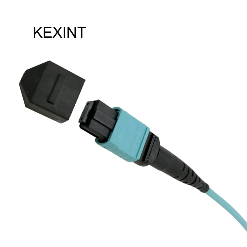 KEXINT волоконно оптический патч корд 24 ядра MTP OM3 Соединительный волоконный кабель