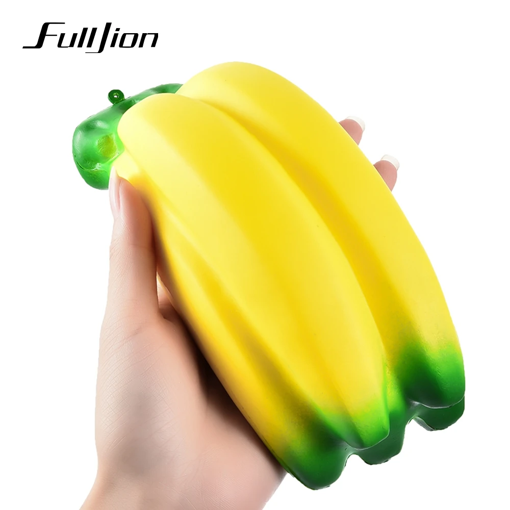 Fulljion Спорт и развлечения банановый Squishy Новинка Gag игрушки Squeeze стресса Смешные