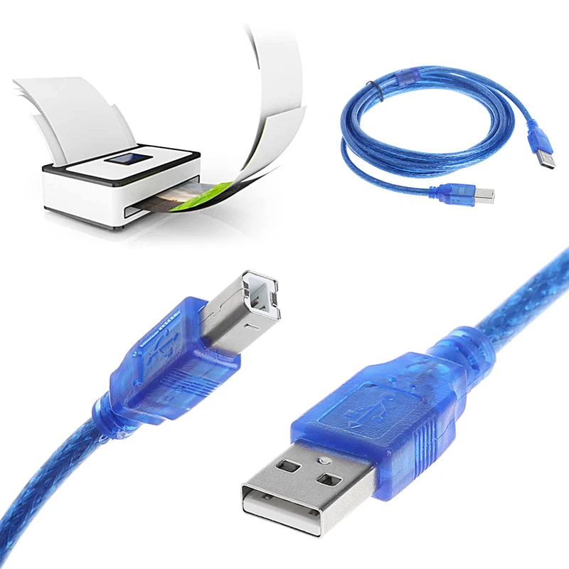 

Male Adapter Data Cable Cord For Epson Canon HP Printer Scanner Computer Dropship CP03