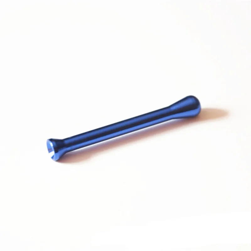 Металла табак соломы Sniffer Snorter трубка для носа Snuffer 3 Цвета - Цвет: Blue Sniffer