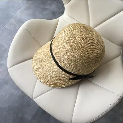 

New women's letter equestrian hats fashion woven temperament sun hat