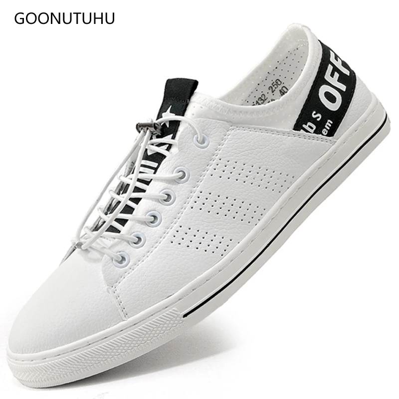 

2019 new fashion men's shoes casual leather spring & summer lace-up breathable shoe man young comfortable platform shoes for men
