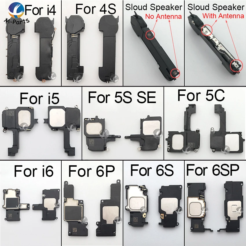 

Original Buzzer Ringer Ringtone Loud Speaker For iPhone 4 4S 5 5C 5S SE 6 7 8 Plus Inner Flex Cable Repair Part