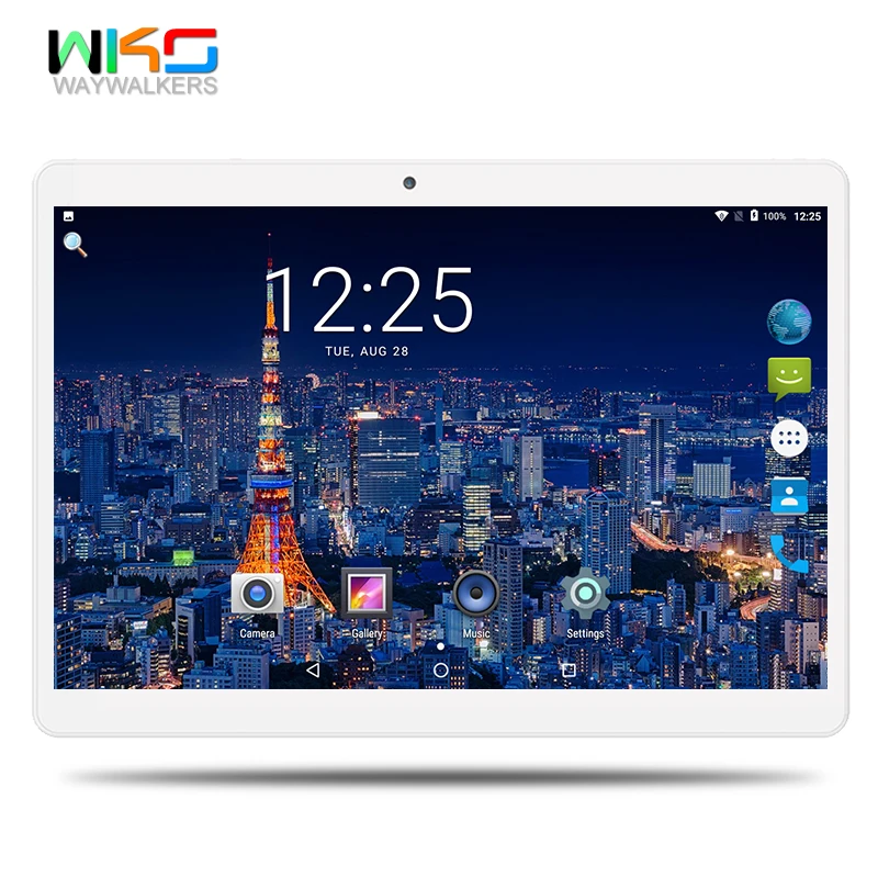 4 г LTE 10,1 дюймов планшетный ПК Android 7,0 Octa Core 4 ГБ Оперативная память 32 ГБ Встроенная память двойной камеры 2.0MP ips 1280*800 gps телефон Планшеты Wi-Fi