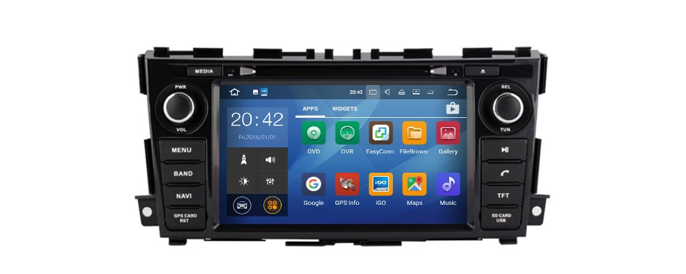 Perfect Android Car Radio Stereo GPS Navigation For Nissan Altima / Teana 2013~2018 Bluetooth wifi 2din Car Radio Stereo Multimedia Play 2
