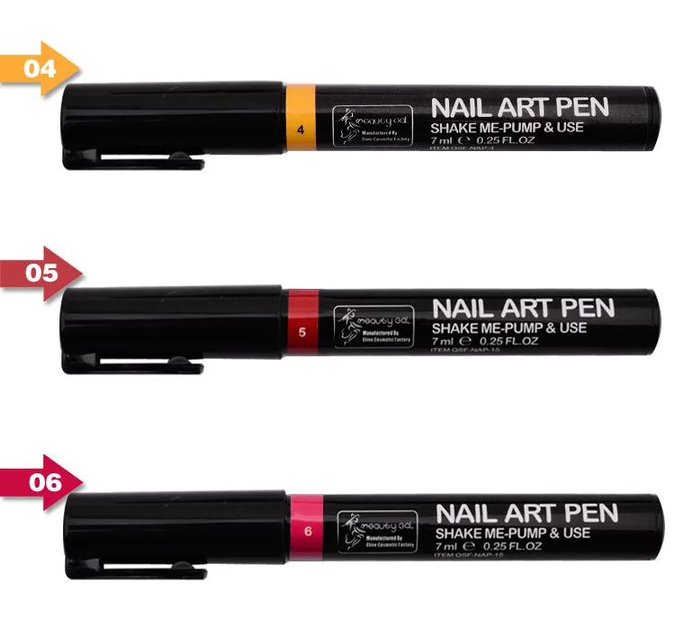16 цветов, ручка для 3D дизайна ногтей, сделай сам, декоративная ручка для ногтей, УФ-гель, набор инструментов для рисования, Beaty
