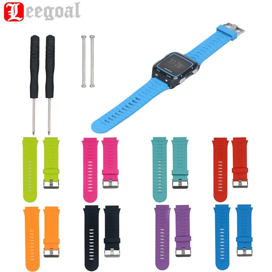 

Durable Soft Silicone Strap Watch Band Lugs Adapters For Garmin Forerunner 920XT Adjustable Length Replacement Wrist Watchband