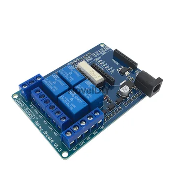 

4CH 4 Channel 5V Relay Module Extension Board Shield V1.3 Compatible For Arduino UNO Nano R3 Xbee HC-05 HC-06 Wireless module