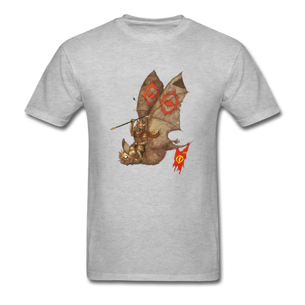 cosie Goblin Bat Mens T Shirts Coupons Mother Day Short Sleeve Round Neck 100% Cotton T Shirt Printed Tee-Shirts Goblin Bat grey