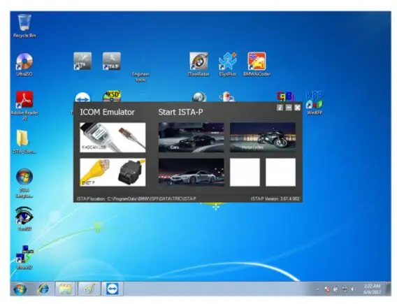 201912 para BMW ICOM A2 B C Software en disco duro de 500GB Software nativo para BMW ICOM ISTA/D (4