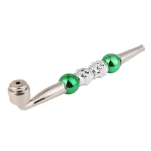 Алюминиевый сплав металла табак трубка дозатор трубка для носа 160 мм для курения табак соломы трубка носовые трубы карманные аксессуары