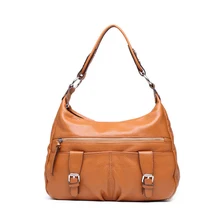 Кожа гарантия 37*27*13 см, 2 сумки с молнией, большой бродяга, Для женщин сумка из настоящей кожи, сумка через плечо, из натуральной воловьей кожи, сумки через плечо, A297