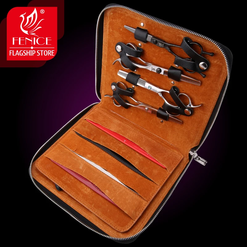Crocodile Skin PU Pet Hair Scissors Case Hairdressing Scissors Bag Barber Salon Holster Pouch Styling Tools, dog grooming scissors,dog grooming scissors kit,pet scissors storage box