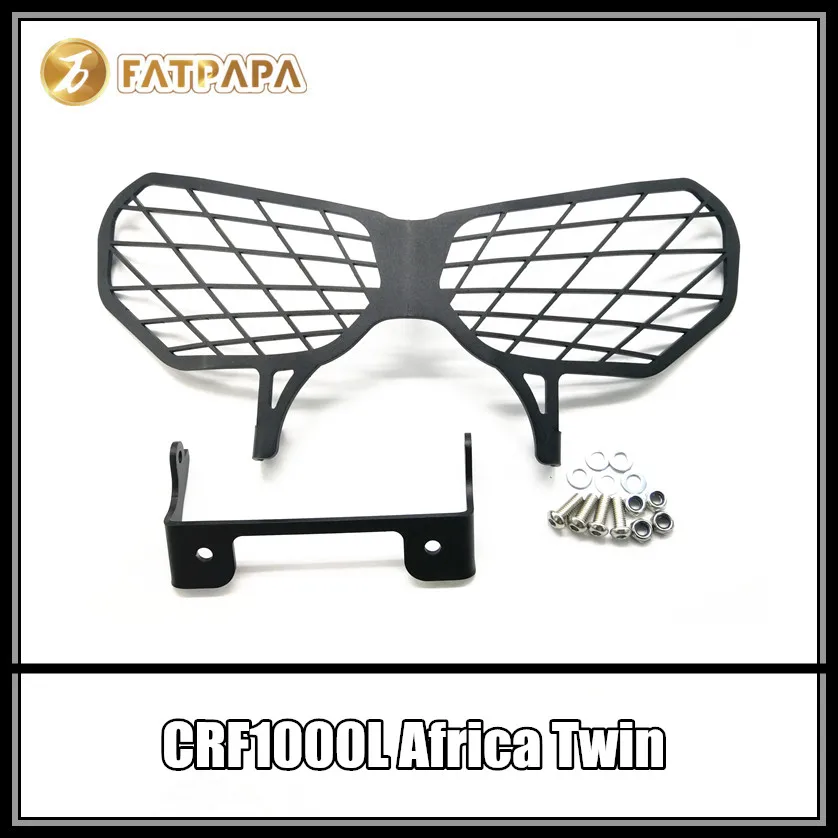 Motorcycle Accessories Stainless Steel Headlight Cover For Africa Twins CRF 1000L CRF1000L 2016