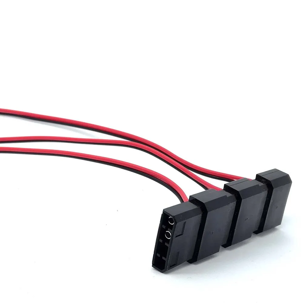 10 قطعة 4PIN موليكس إلى 2pin لحام خط DC الطاقة كابل 12 V/3A ل LED SMD PC مربع