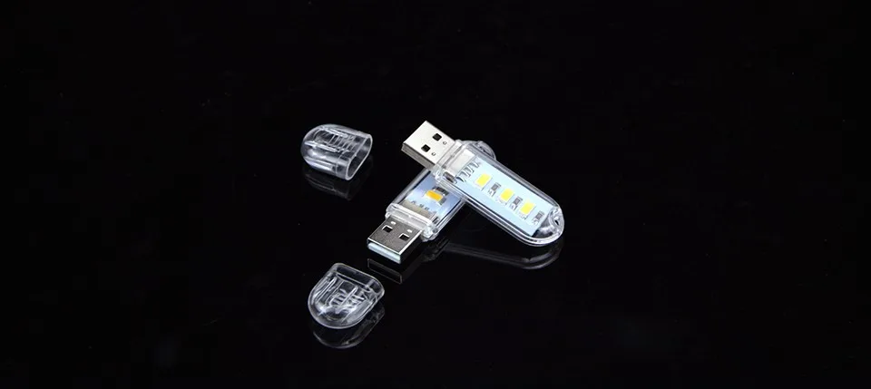 1 шт Новый Mini USB Светодиодная лампа для чтения Кемпинг лампы для ПК компьютер-лэптоп Тетрадь мобильные зарядное устройство чтения лампа