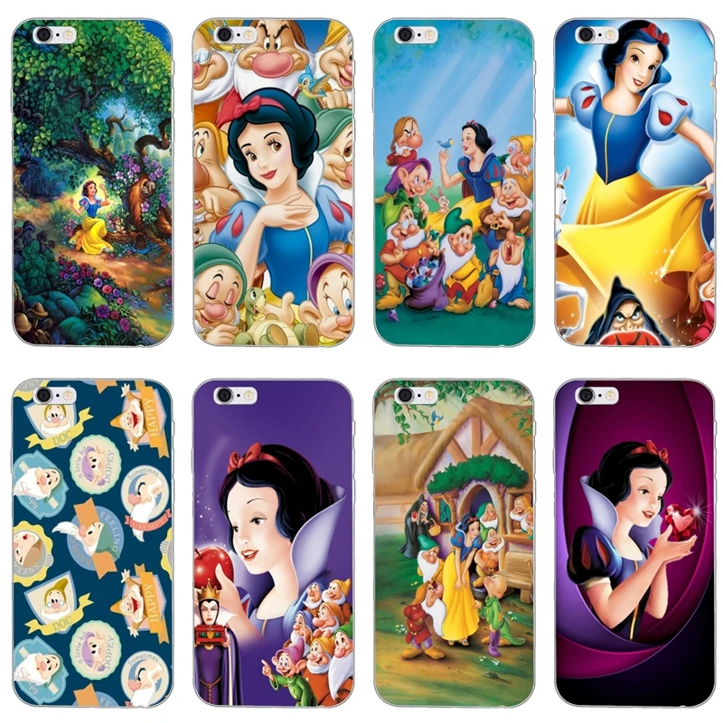 

Snow White and the seven dwarfs tup soft cover case For Xiaomi Mi 9 8 SE Pro A1 A2 Lite 6 6X 5 5s 5x note mix 2s max 2 3