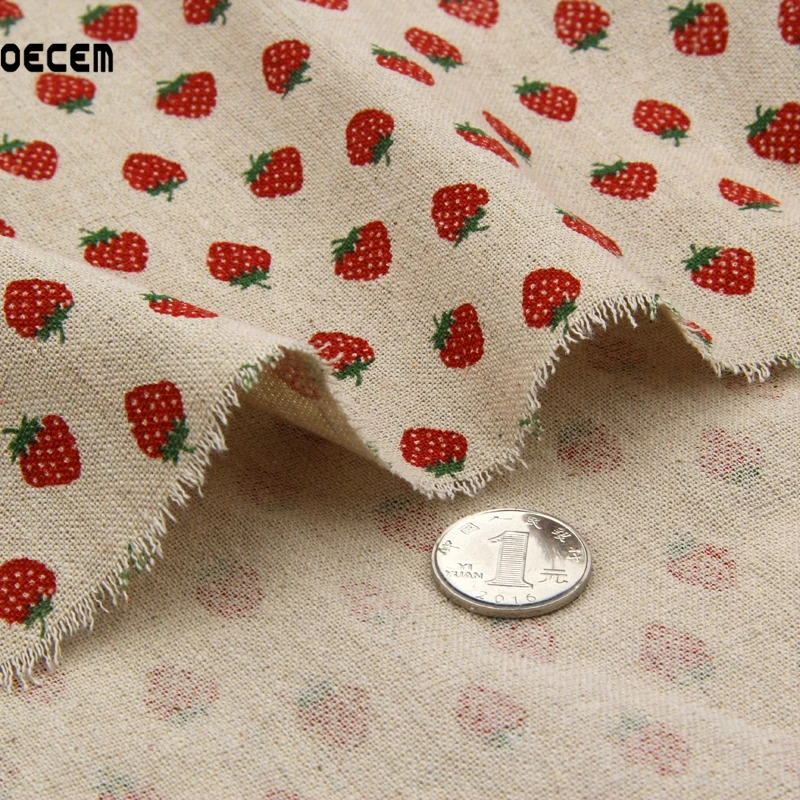Starberry хлопок и лен с принтом ткань для лоскутной стеганой ткани диван скатерти