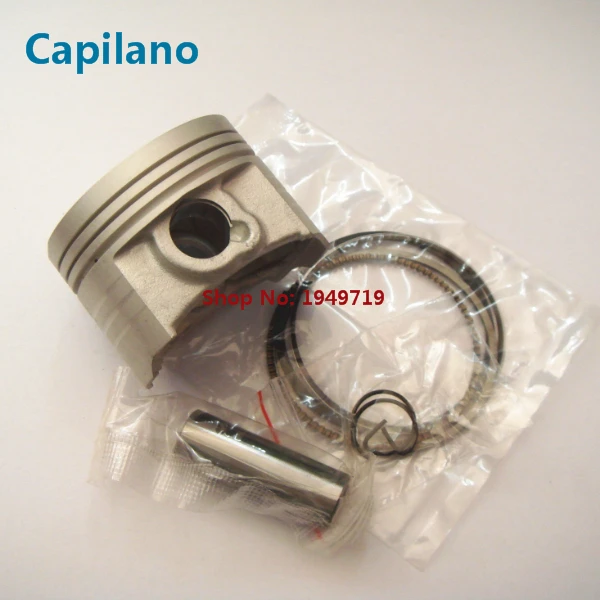 motorcycle piston kit with piston ring piston pin and piston pin lock