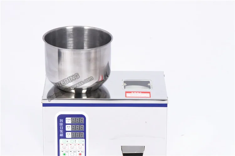 JIEDING Granule Filling Machine 50g Tea Filling Automatic Weighing Machine Nut Coffee Bean Packing Machine for small business (5)