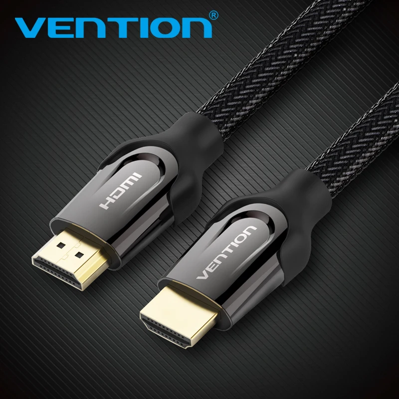 Кабель Vention HDMI 2,0 позолоченный 4K* 2K 60Hz UHD HDMI кабель 1 м 2 м 3 м 5 м 8 м 10 м для HD tv lcd ноутбука для PS3 проектора компьютера