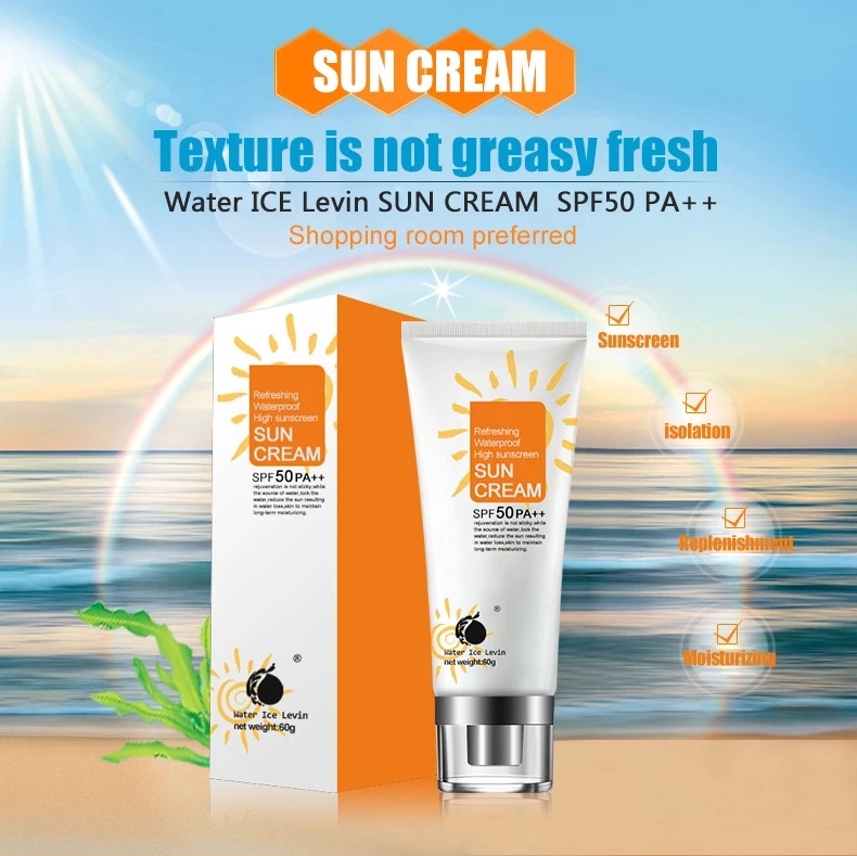 60 г солнцезащитный крем для лица SPF50+ изоляция УФ солнцезащитный крем для тела солнцезащитный крем для лица Защита от солнца Para Pele уход за кожей