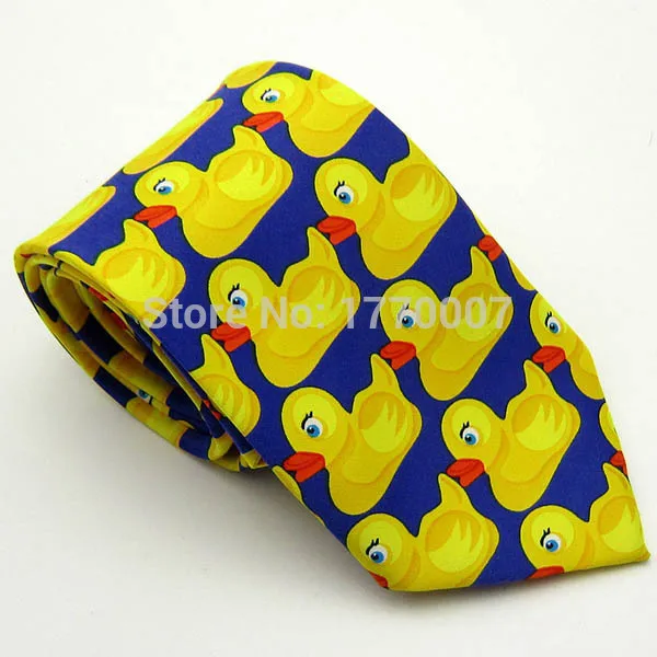

DUCKY TIE Marshall Barney Polyester Tie Duck Duckie Necktie Neck How I Met Your Mother