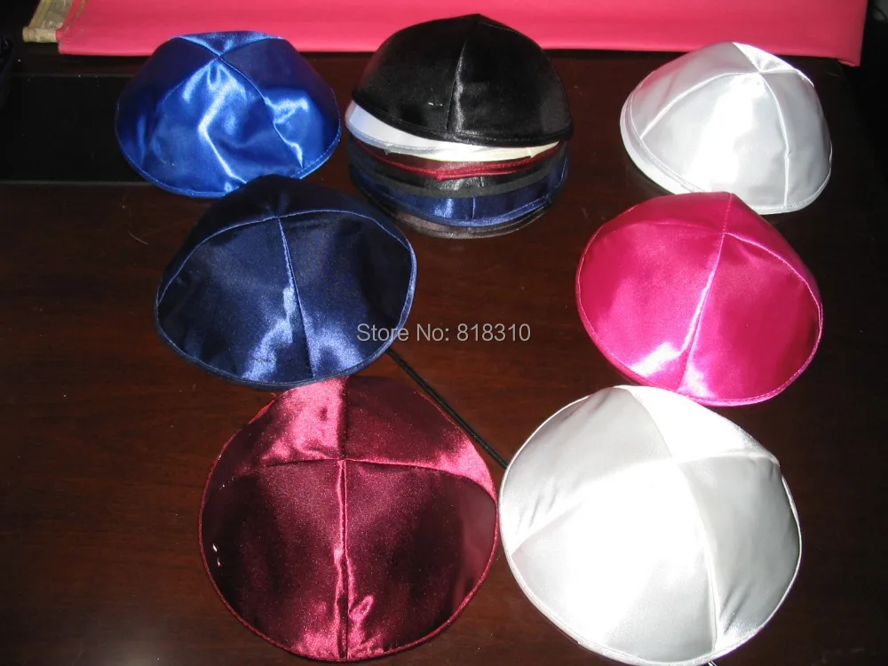 Еврейская кипа SATIN YARMULKE KIPPOT KIPA|kippah|kipajewish kippah |