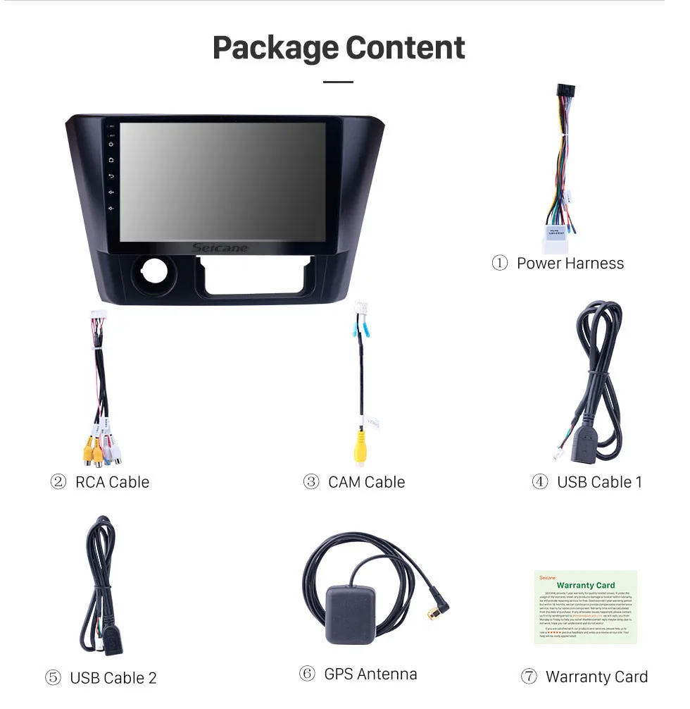 Clearance Seicane 9 " HD 1024*600 Android 8.1/7.1 Car GPS Navigation Radio Multimedia Player For 2014-2016 Mitsubishi Lancer with Wifi 16