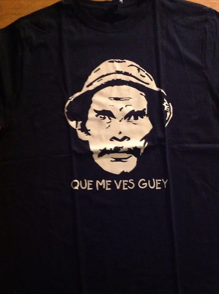 Уникальные футболки Короткие que мне VES guey ЧАВО del Очо chespirito не экипажа Средства