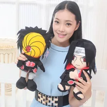30cm Naruto figure stuffed plush toy 2016 New Anime Naruto tsume Kakashi Gaara akatsuki madara doll