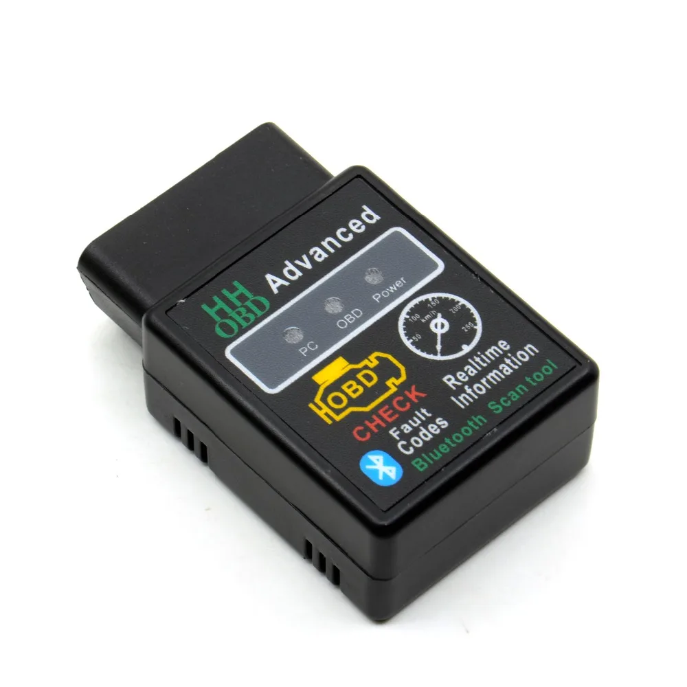 V2.1 OBD2HHOBD диагностический сканер HH OBD ELM327 работает Android Крутящий момент Bluetooth ELM327 HH OBD интерфейс ELM 327