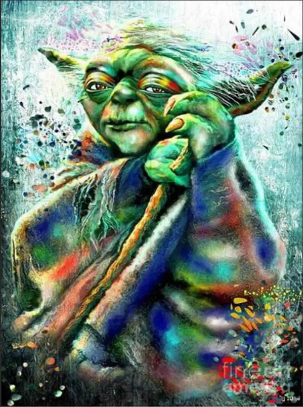

5D diy Diamond Painting Full Square Cross Stitch Star War Yoda Embroidery Diamand Mosaic Picture Rhinestones Craft Needlework