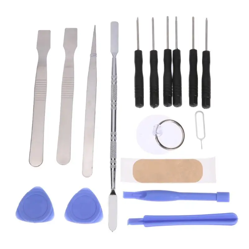 

17pcs DIY Phone Opening Pry Tool Repair Kit Screwdriver Set Spudger Pry Opening Tool for iPhone Samsung Screen Replacement