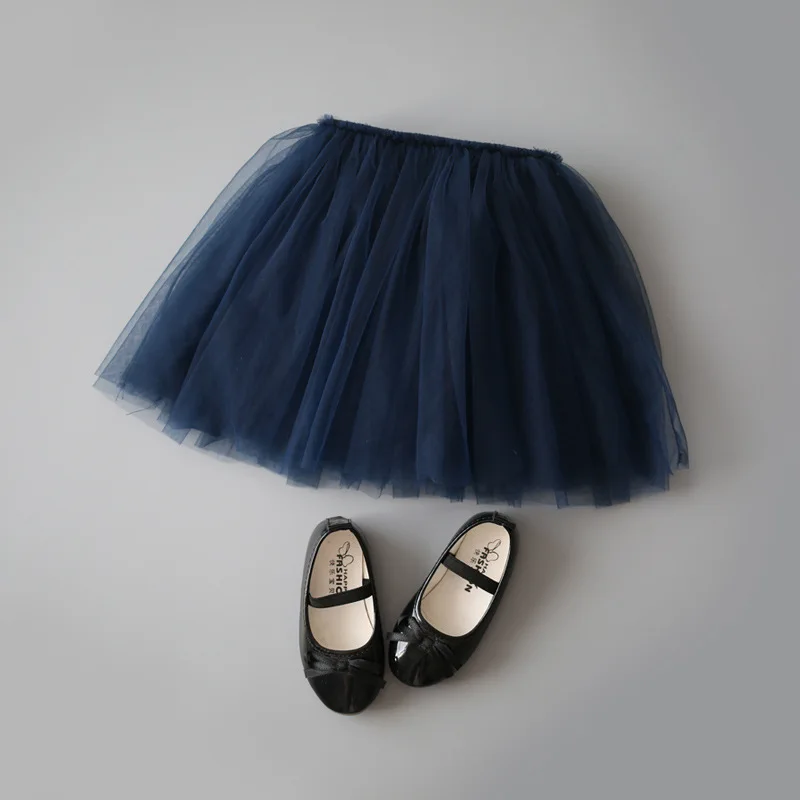 9 Colors Girls Skirts Pink Red White Princess Lovely Tutu Skirt 1-8Y Kids Summer Skirt Children Candy Color Short Girls Skirt