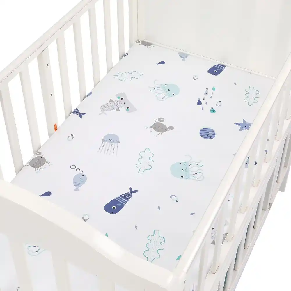 High Quality 100 Organic Cotton Baby Crib Sheets Super Sofe New