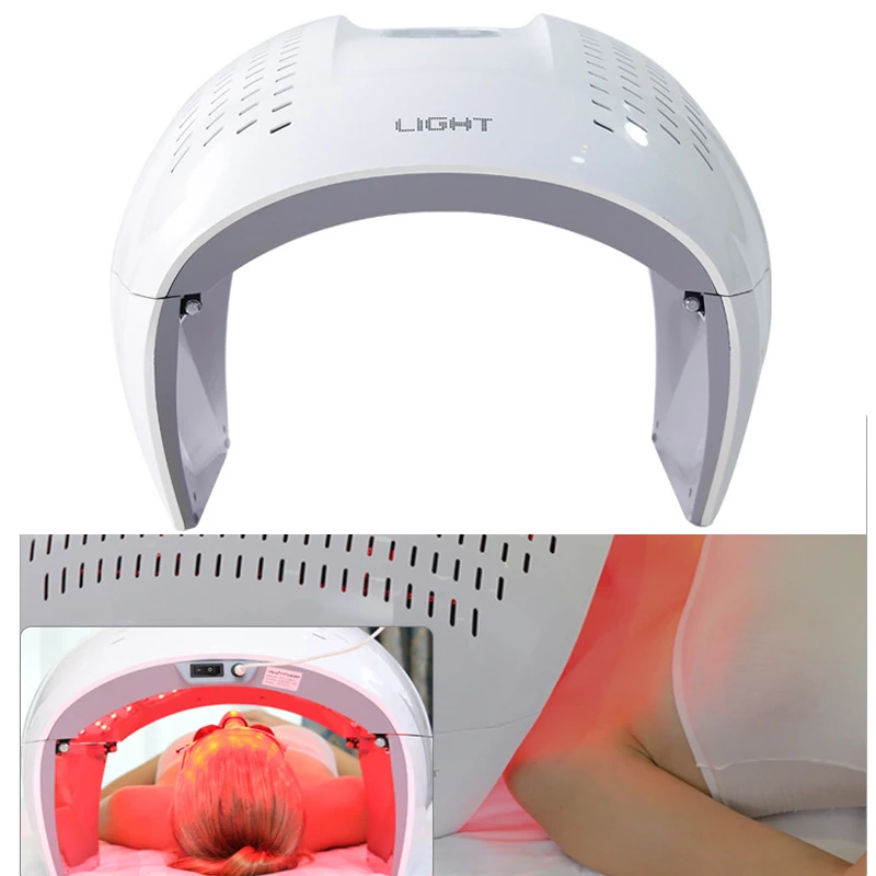  7 Color LED Facial Mask Photon Light Therapy Lamp Face Care Beauty Machine Skin Rejuvenation PDT An - 33003475612
