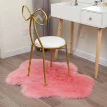 Меховая овчина облако детский игровой коврик хлопок Детский ковер искусственный мех ковер фотография фон украшение комнаты