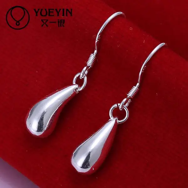 

Accessories New Design silver plated jewelry Female's earrings Fashion brincos Earhook Ornaments water drop Pendant